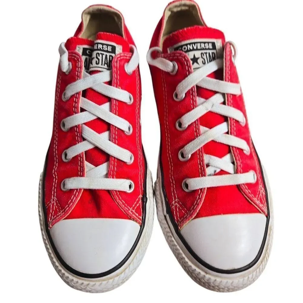 Converse red sneakers 2